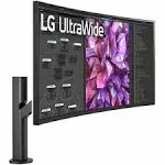 LG 38BQ88C-W 38" WQXGA Curved Screen LCD Monitor - 21:9