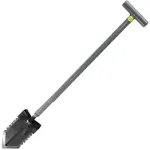 Lesche T- Handle 31" Heavy Duty Metal Detector Shovel Double Serrated Blade