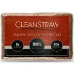 CleanStraw CL8106 2.3 Cu. ft. 100 Sq. ft. Natural Long Leaf Pine Needl