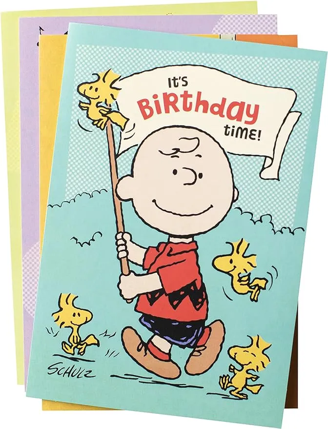 Box of 12 Birthday Cards Featuring the Peanuts by DaySpring {86067}