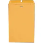 Universal Kraft Clasp Envelope, Center Seam, 28lb, 10 x 15, Brown Kraft, 100/Box