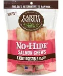 Earth Animal Dog No Hide Salmon Chews 4" 2-Pack