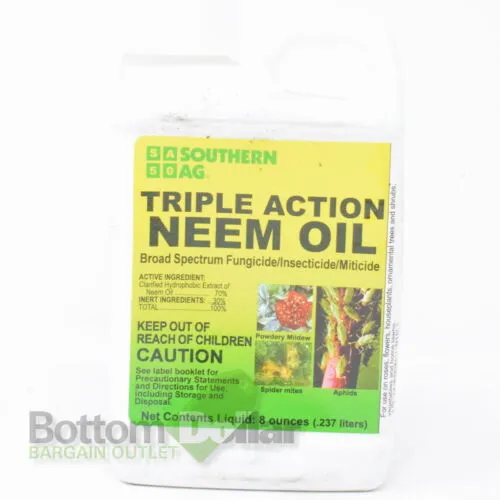 Southern Ag 08722 Triple Action Neem Oil Fungicide Insecticide Miticide, Brown