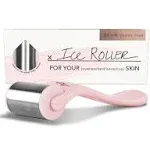 Kitsch Ice Roller for Face - Stainless Steel Ice Face Roller Skin Care | Face Ice Roller for Skin Irritation | Ice Facial Roller for Sensitive Skin | Ice Roller for Face & Eye Puffiness Relief (Pink)