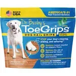 Dr Buzby's Large ToeGrips for Dogs - Instant Traction on Wood/Hardwood Floors - Dog Anti Slip Relief - Dog Grippers for Senior Dogs - Stop Sliding Instantly - Rubber Nails for Dogs - 1 pack (20 grips)