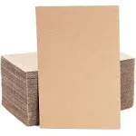 50 Pack Corrugated Cardboard Sheets Cardboard Filler Inserts for Packing Mailing Crafts, 6x9 in