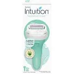 Schick Intuition Naturals Sensitive Care Razor Kit, Light Green