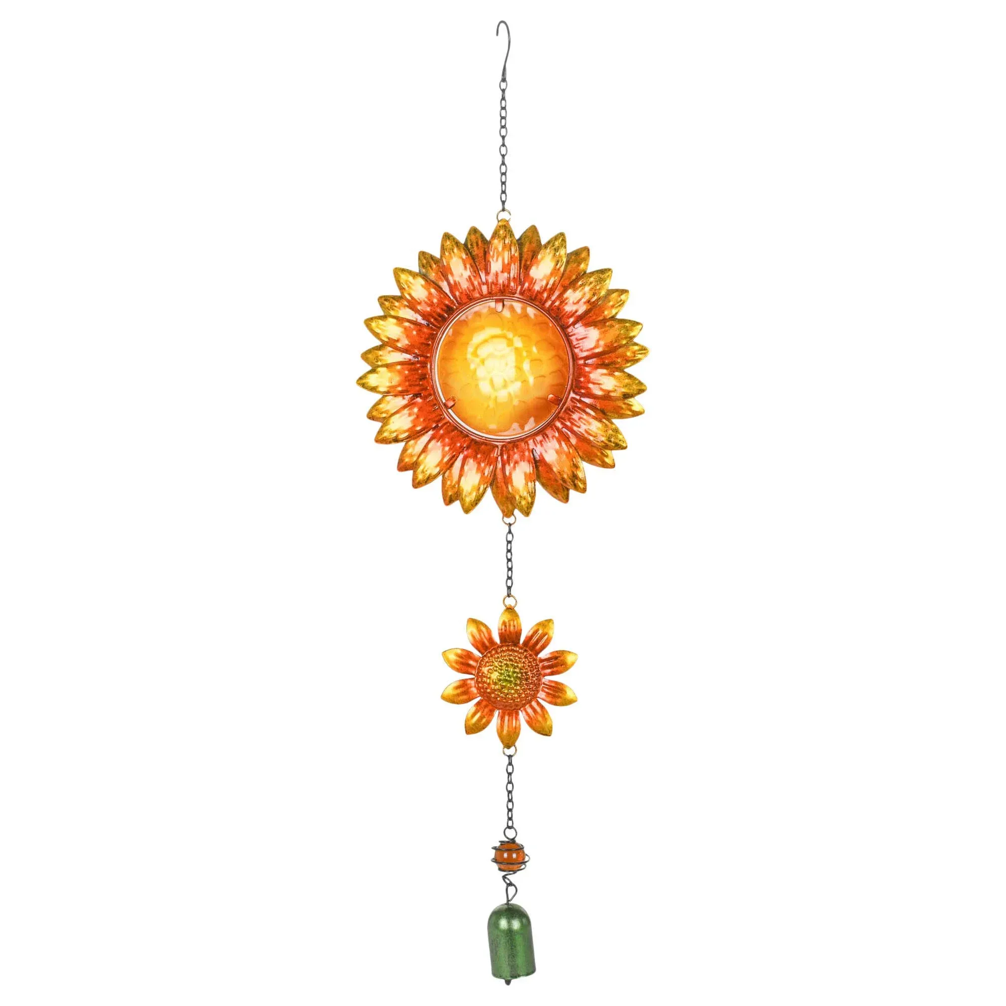 Sunset Vista Designs 14166 Hanging Decoration Garden Bell, Sunflowers