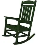 POLYWOOD Presidential Rocker Chair - Green