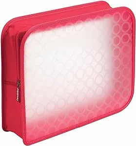 Pendaflex Zip Wallet Poly File, 3 Inch Expansion, Pink or Blue (No Color Choice), Each (27909)