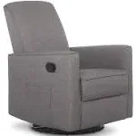 Evolur Raleigh Basic Glider | Recliner | Rocker Rustic Grey