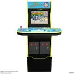 ARCADE1UP The Simpsons Live Arcade Cabinet with Riser & Lit Marquee (4 Player) Blue