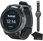 Bushnell iON Elite Black Golf GPS Watch with Wearable4U Lens Cleaning Cloth B...