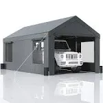 VEVOR Carport, Heavy Duty 12x20ft Car Canopy, Outdoor Garage