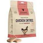 Vital Essentials Chicken Mini Patties, Freeze-Dried Cat Food 8-oz