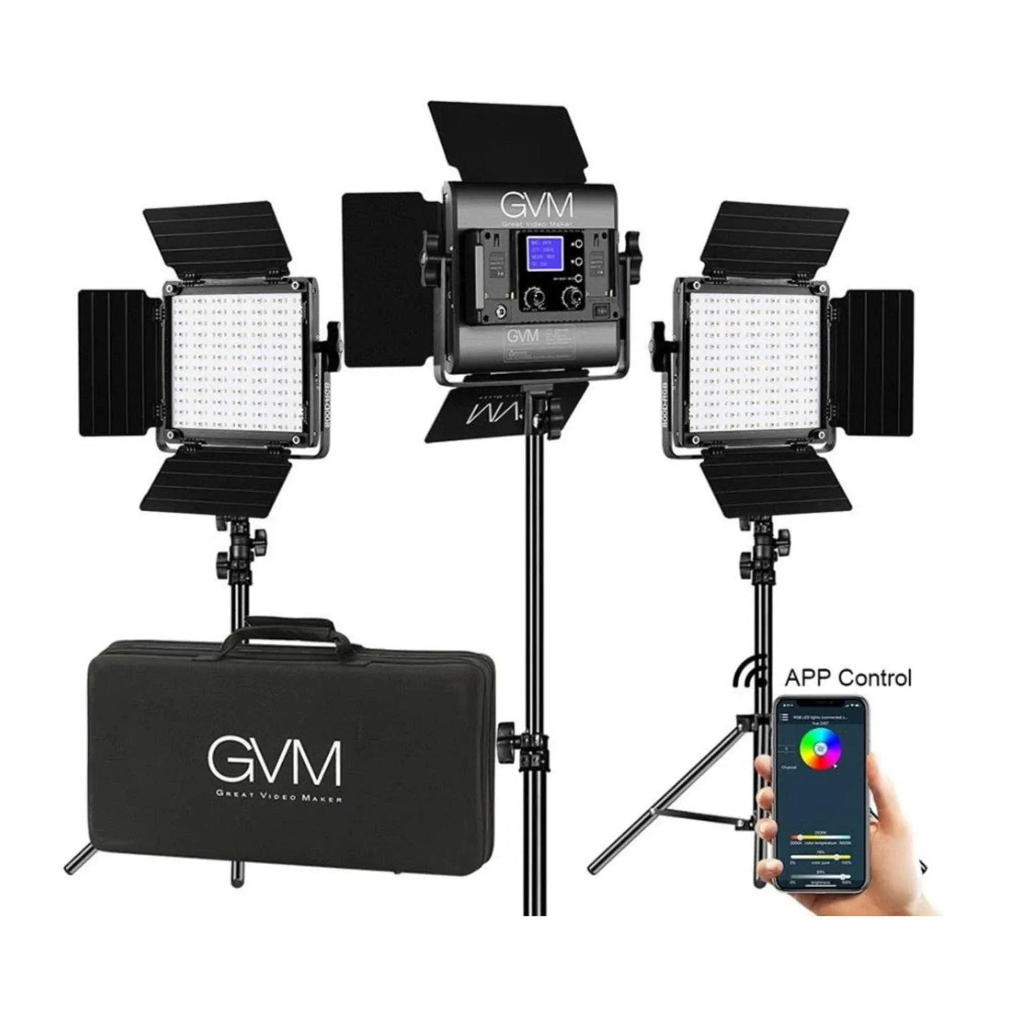 GVM 800D-RGB LED Light Panel