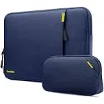 tomtoc 360 Protective Laptop Sleeve Set for 14-inch MacBook Pro M2/M1 Pro/Max A2442 2023-2021, 12.9-inch iPad Pro 3rd-6th Gen