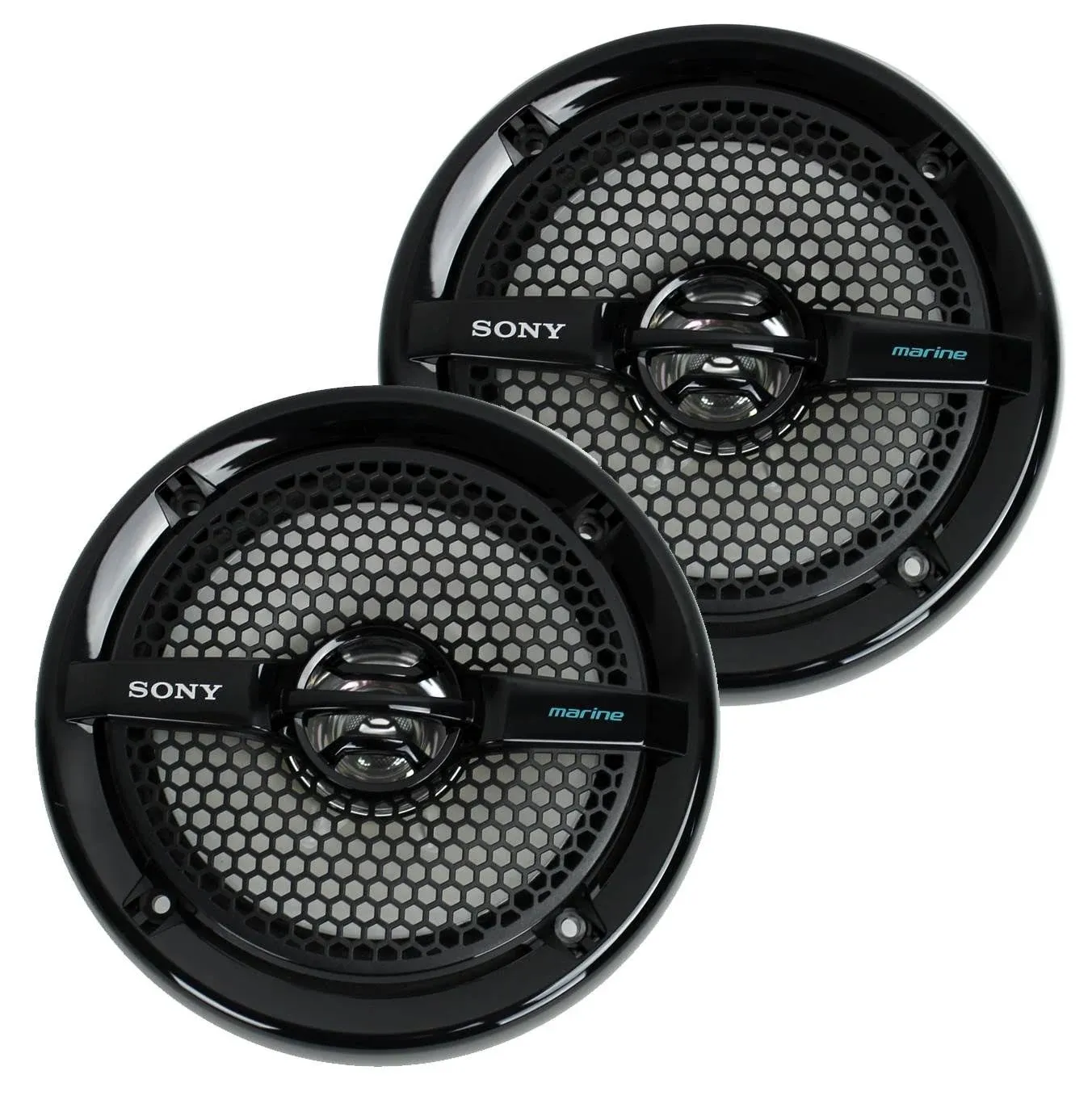 Sony XSMP1611 6.5-Inch Dual Cone Marine Speakers (Black)