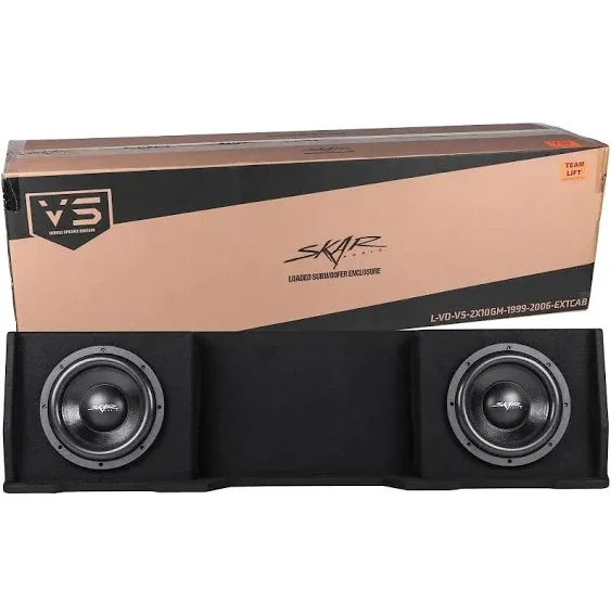 Skar Audio Dual 10" Loaded Sealed Subwoofer Enclosure