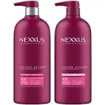 Nexxus Color Assure Shampoo and Conditioner Color Assure 2 Count for Color Treated Hair Enhance Color Vibrancy for Up to 40 Washes 33.8 oz (Pack of 2)