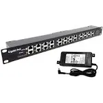 WS-GPOE-12-48v120w Gigabit 12 Port Power Over Ethernet Injector Passive PoE for 802.3af Devices