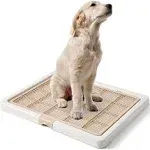 Smart Paws Large 29.92"x24.4" Pet Training Tray,Pet Training Pads Holder,Pet Toilet (Coffee)