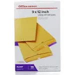 Office Depot Brand Clasp Envelopes, 9 inch x 12 inch, Brown, Box of 100