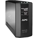 A.P.C. APC Br700g Back-Ups Pro 700 Battery Backup System, 6 Outlets, 700 Va, 355 ...