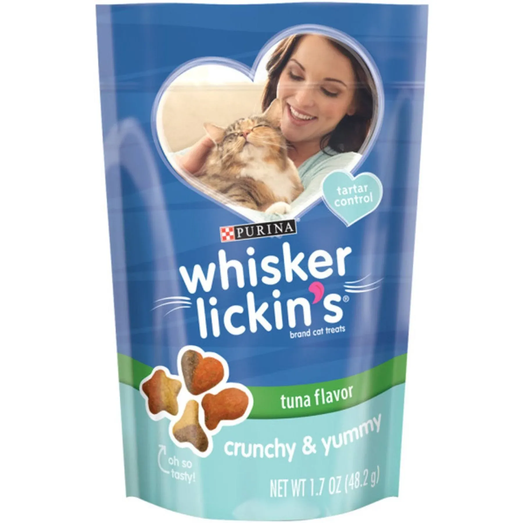 Purina Whisker Lickin's Cat Treats, Tuna Flavor - 1.7 oz