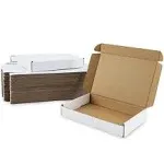 BIOBROWN 7x5x1" 50 Pack Corrugated Cardboard Boxes