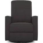 Evolur Raleigh Basic Glider Recliner Rocker, Charcoal