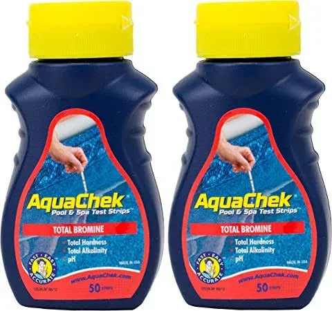 Hach 521253A AquaChek Red 4 in 1 Bromine Test Strips