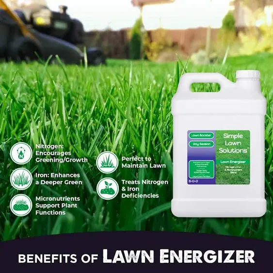 Lawn Booster: Lawn Energizer Iron & Nitrogen Blend (2.5 Gallon)