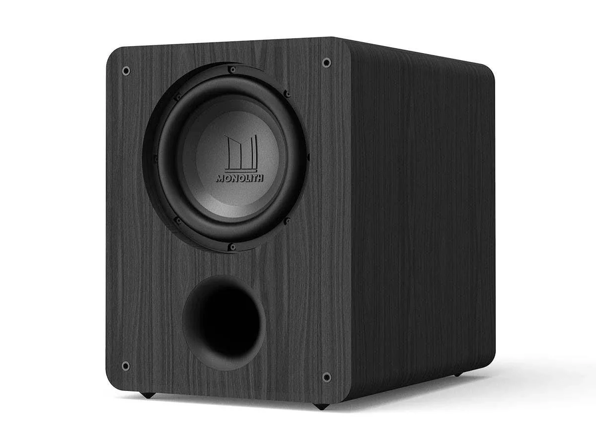 Monolith M-10 V2 10-Inch THX Certified Ultra 500 Watt Powered Subwoofer - Low Di