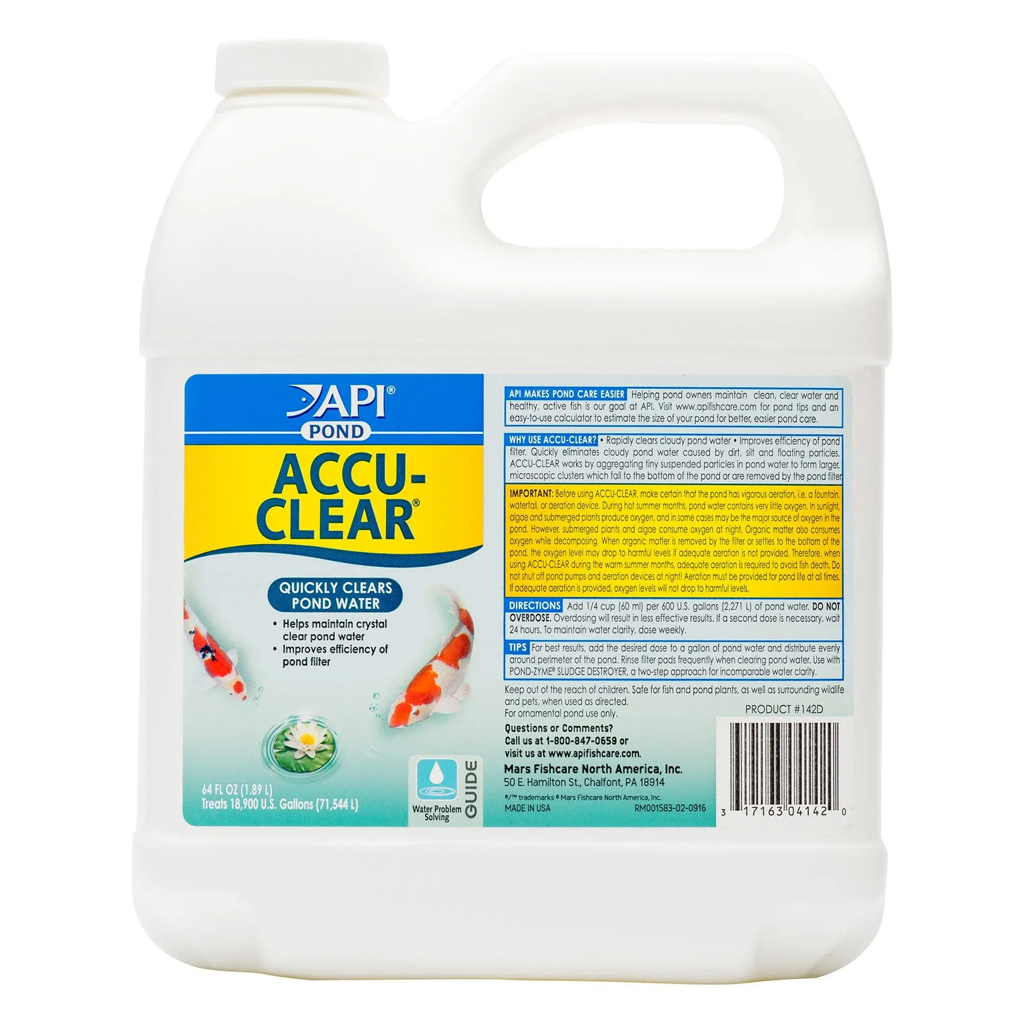 API PondCare Accu-Clear 64 oz #142D