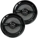 Sony XS-MP1611B 6.5 inch Dual Cone Marine Speakers (Black)