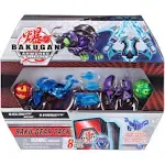 Bakugan Baku-Gear 4-Pack, Nillious Ultra with Baku-Gear and Hydorous Ultra, Collectible Action Figures