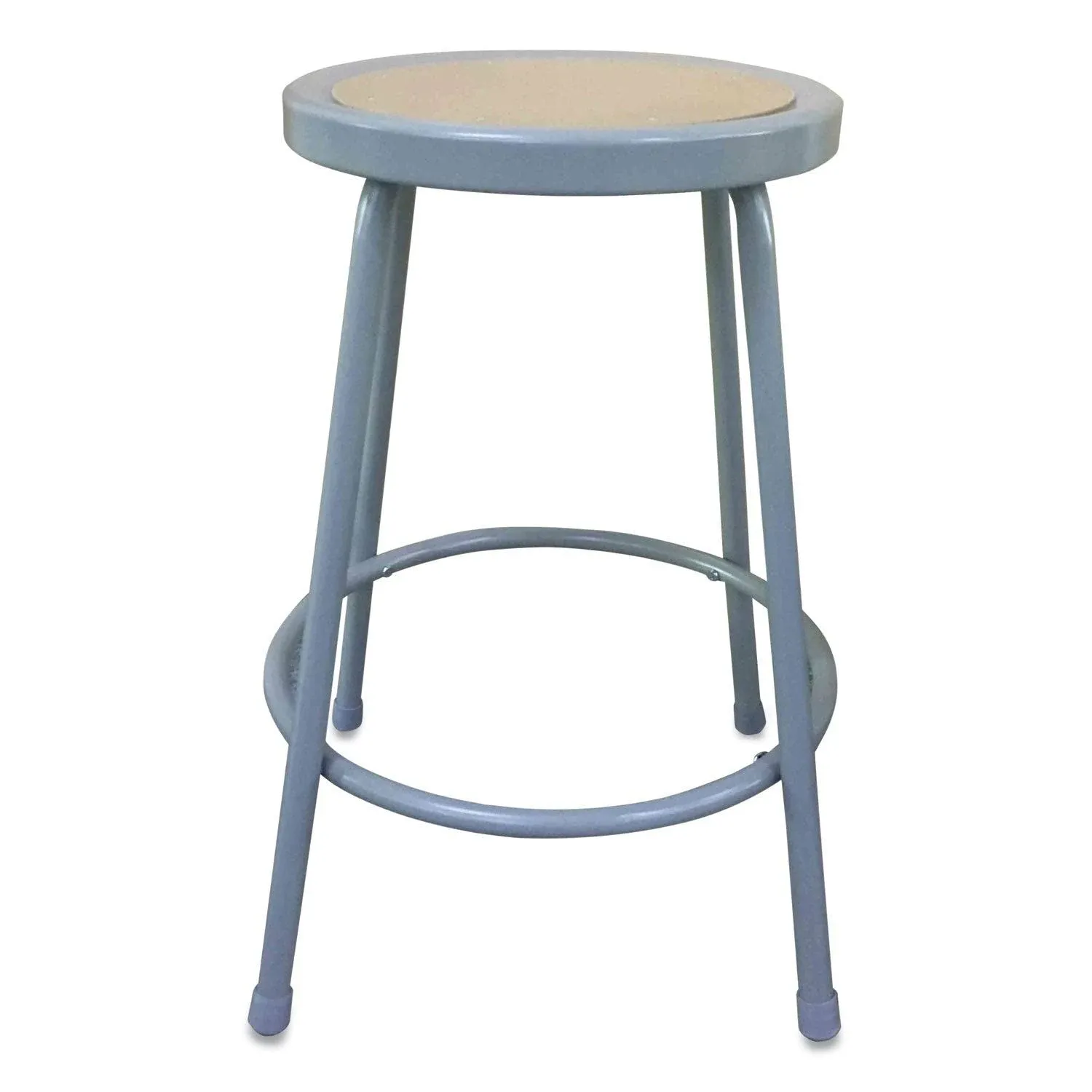 Alera Industrial Metal Shop Stool Backless Supports Up to 300 lb