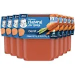 Gerber 2nd Foods Carrots, 4 oz Tubs, 2 count (Pack of 8)