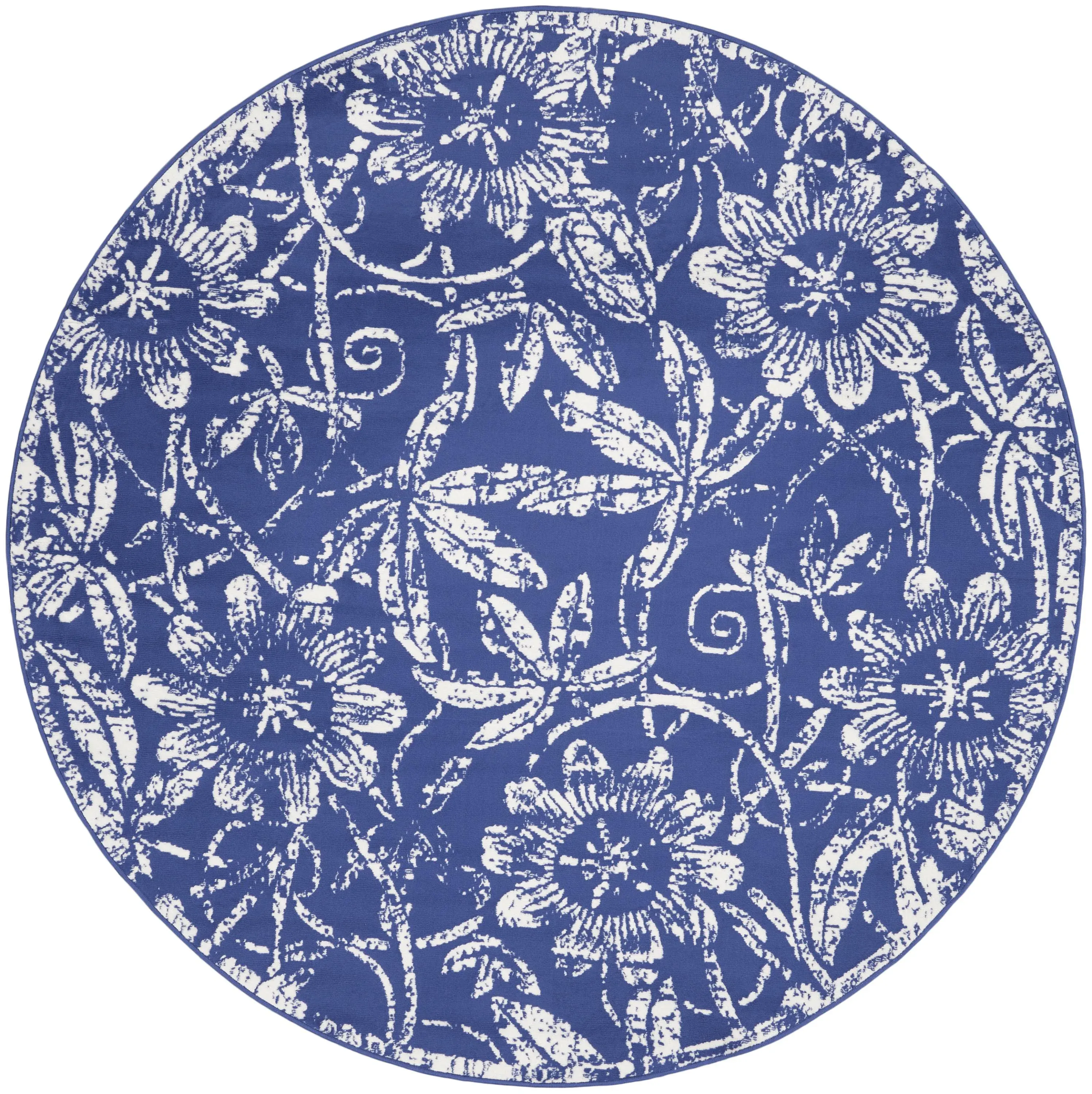 Nourison Whimsicle - WHS05 Navy Area Rug 5 ft. x Round