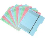 Missmile Calendar Folders, Assorted, 12 Pk