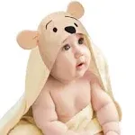 Lambs & Ivy Disney Baby Winnie The Pooh Tan Cotton Hooded Baby Bath Towel