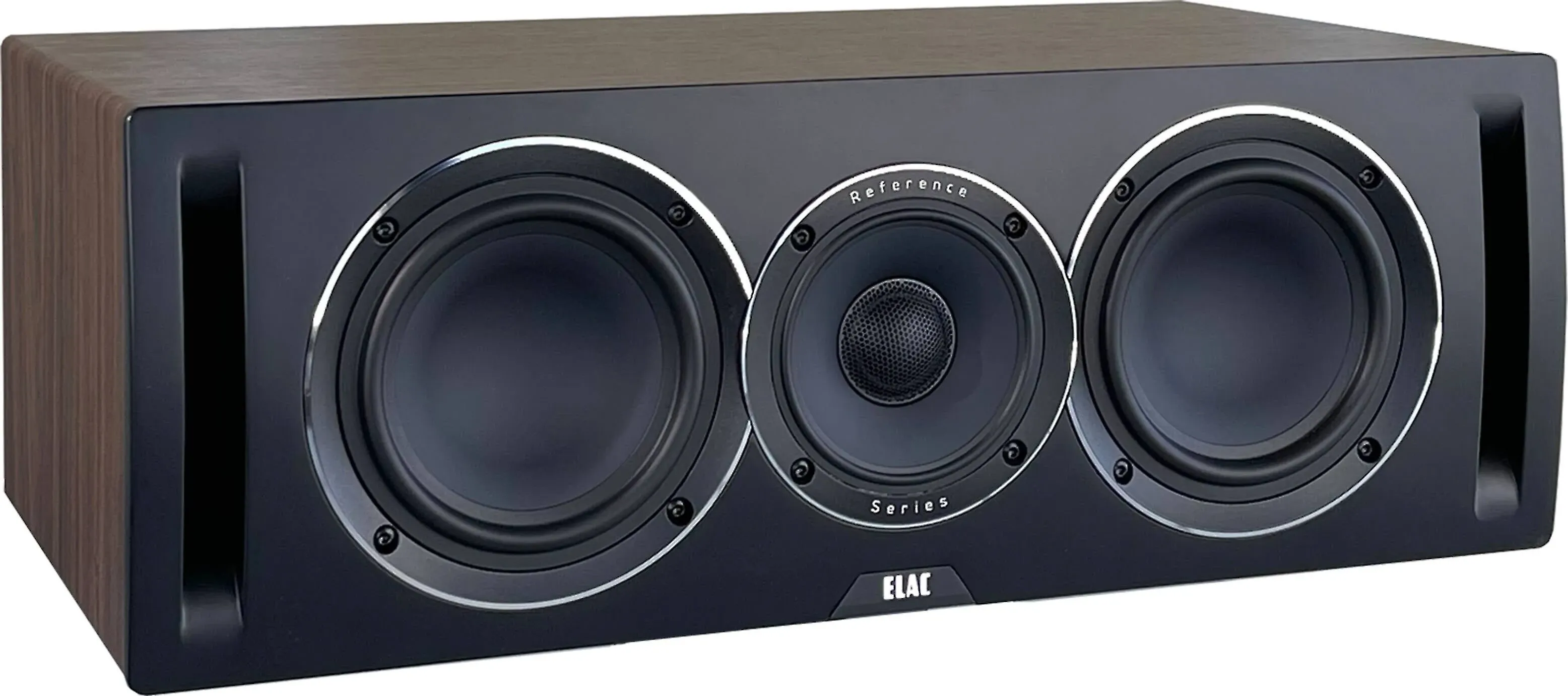 Elac UCR52-BK 5 1/4” Uni-Fi Reference Center Speaker - Black with Walnut