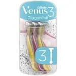 Gillette Venus 3 Dragonfruit Disposable Razors X3