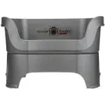 Neater Pet Brands - Feeder - Deluxe Model - Mess-Proof Dog Bowls (Large, Gunmetal Grey)