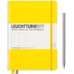 Leuchtturm1917 Hardcover Notebook - Medium (A5) - Lemon - Dotted