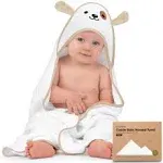 Cuddle Organic Bamboo Baby Hooded Towel (Dog)