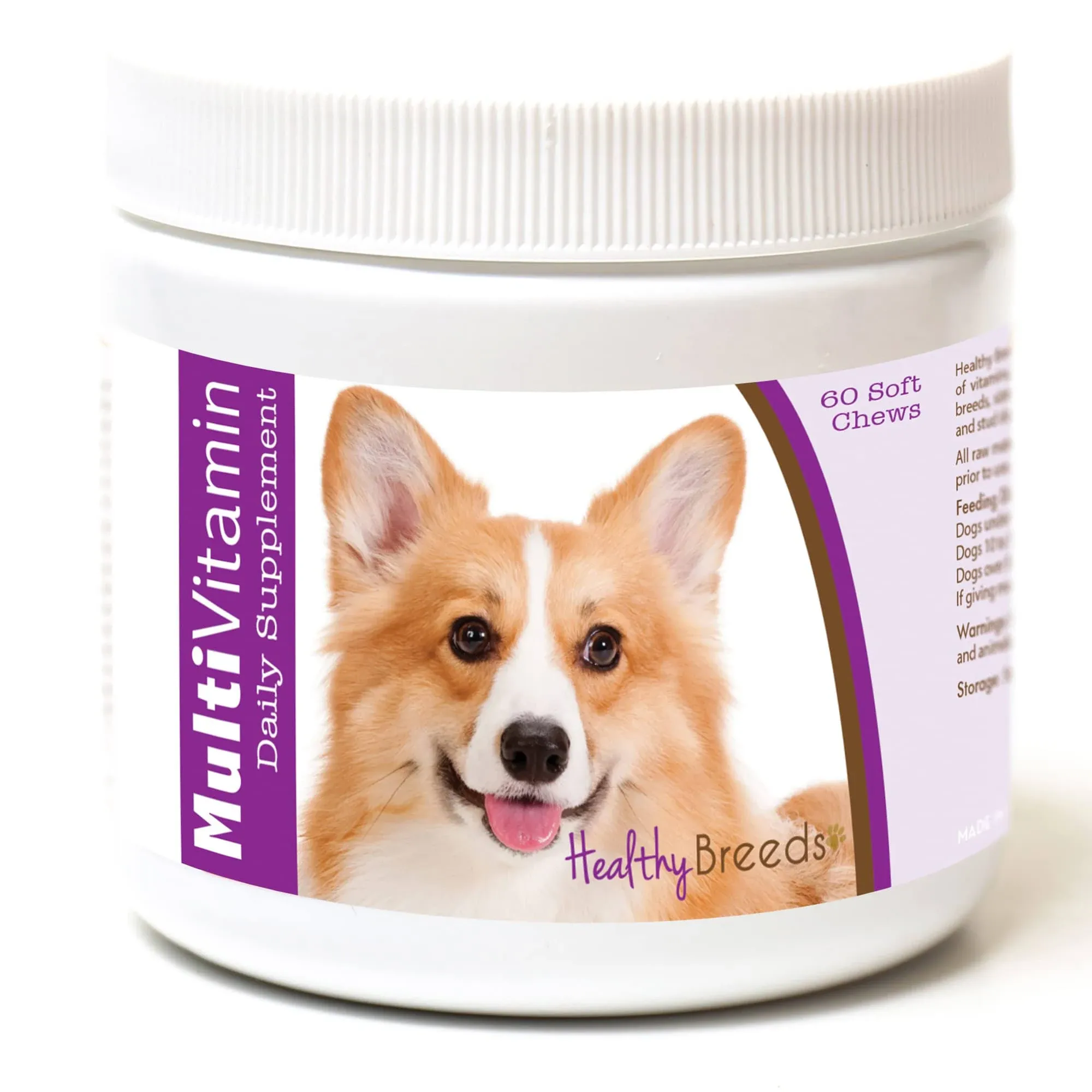 Healthy Breeds Pembroke Welsh Corgi Multi-Vitamin Soft Chews 60 Count