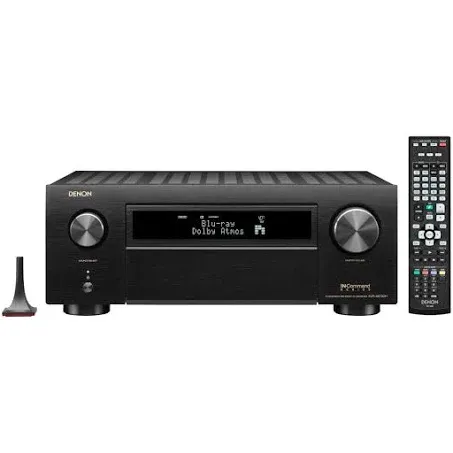 Denon AVR-X6700H 8K Ultra HD 11.2 Channel (140Watt X 11) AV Receiver - 3D Audio & Video with IMAX Enhanced, Built for Gaming, Music Streaming, Alexa + HEOS