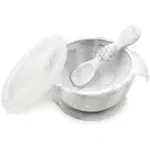 Bumkins Silicone First Feeding Baby Bowl Set - Marble